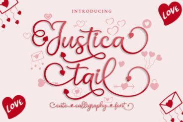 Justica Tail  Font