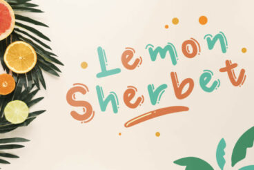 Lemon Sherbet  Font