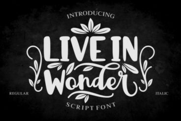 Live in Wonder Font