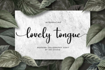 Lovely Tongue Font