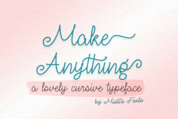 Make Anything Font