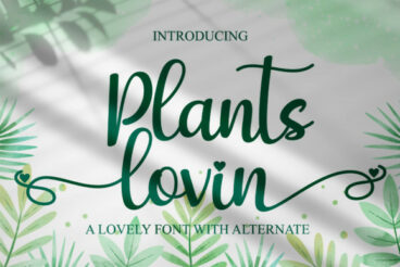 Plants Lovin Font