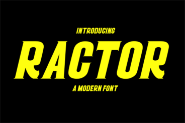 Ractor Font