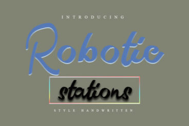 Robotic Stations Font
