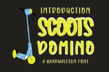 Scoots Domino Font