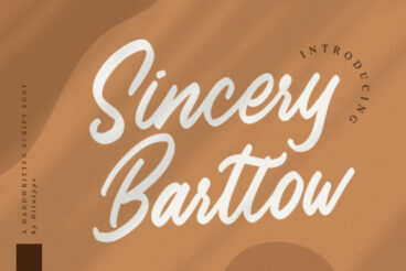 Sincery Bartlow Font