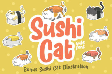 Sushi Cat  Font
