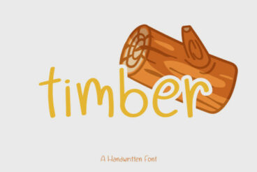 Timber  Font