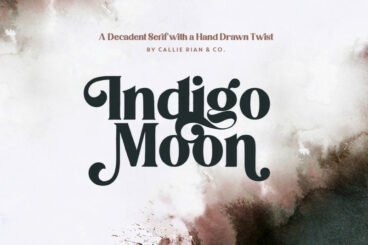 Indigo Moon  Font