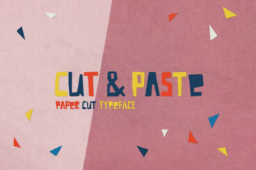 Cut And Paste Font