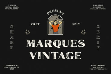 Marques Vintage Font