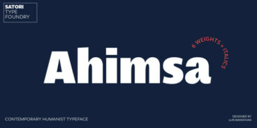 Ahimsa Font
