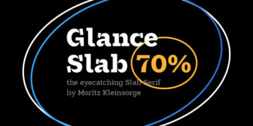 Glance Slab Font