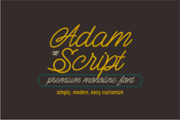 Adam Script Font