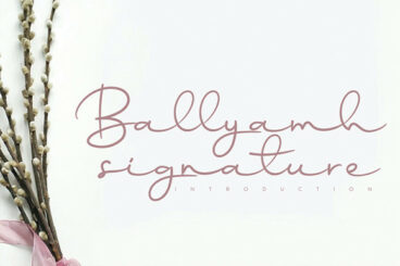 Ballyamh Signature Font