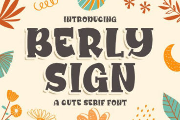 Berly Sign Font