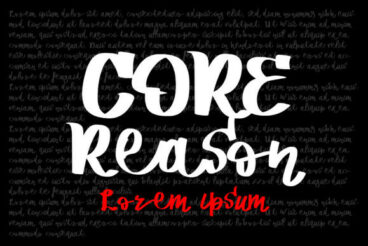 Core Reason Font