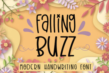 Falling Buzz Font