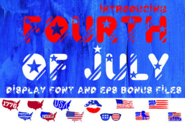 Fourth of July Font