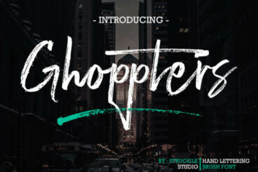 Ghoppters Font