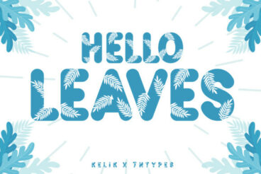 Hello Leaves Font