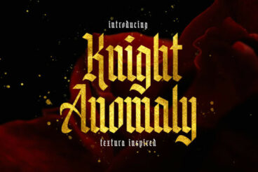 Knight Anomaly Font