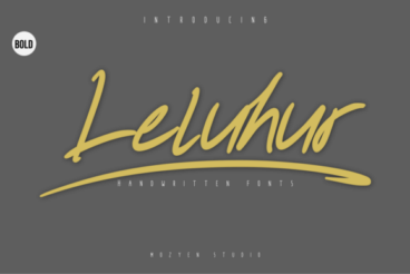 Leluhur Bold Font