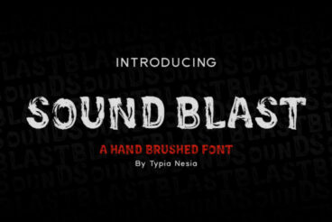 Sound Blast Font