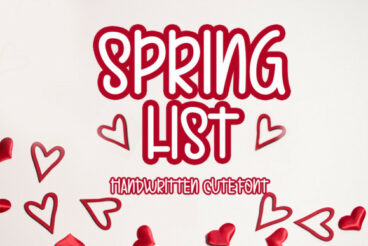 Spring List Font