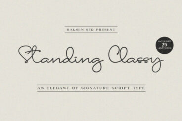 Standing Classy Font