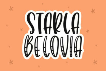 Starla Belovia Font