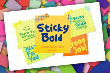 Sticky Bold Font