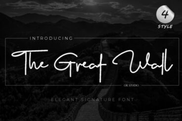 The Great Wall Font