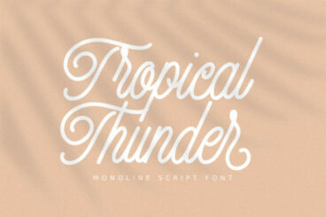 Tropical Thunder Font