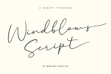Windblows Script Typeface