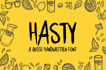 Hasty Font