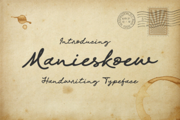 Manieskoew Font