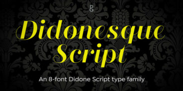 Didonesque Script Font