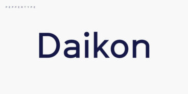 Daikon Font