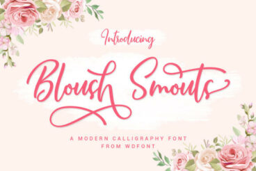 Bloush Smouts Font