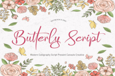 Butterly Script Font