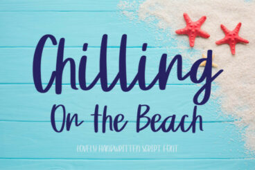 Chilling on the Beach Font