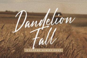 Dandelion Fall Font