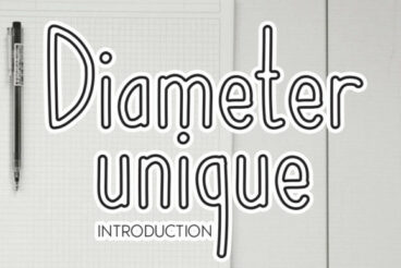 Diameter Unique Font