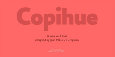 Copihue Font