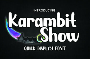 Karambit Show Font