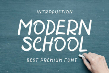 Modern School Font