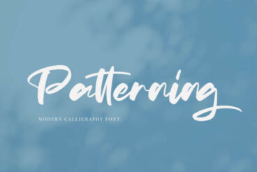 Patterning Font