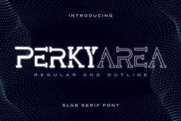 Perky Area Font