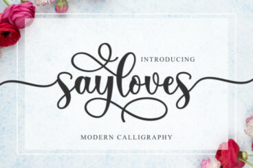 Sayloves Font